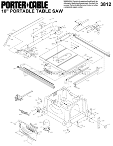 Part Location Diagram of 913093 Porter Cable Motor Assembly